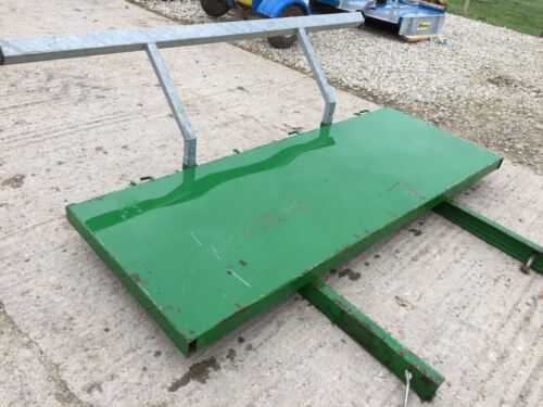 OBE BALE TRAILER EXTENSION 3FT FLAT STRAW SILAGE TRACTOR RACK METAL SOCKET STEEL