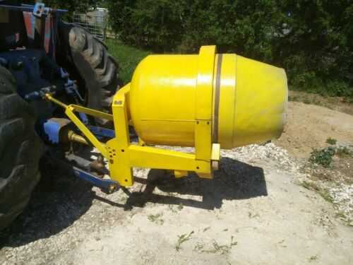 Bamlett Pto Cement Mixer for tractor, concrete mixer. Mildly restored.