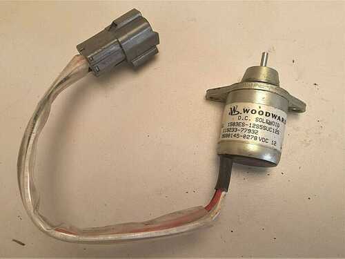 Weidemann Loader-Fuel Shut-Off Solenoid (1000137007)