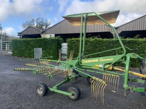 2012 KRONE SWADRO 46 4.6 METRE SINGLE ROTOR RAKE FOR TRACTOR IN VGC