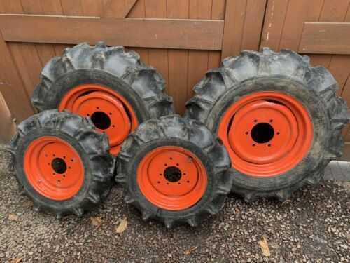 Compact Tractor New Kubota St B Agri Wheels Tyres Iseki Ford Massey John Deere