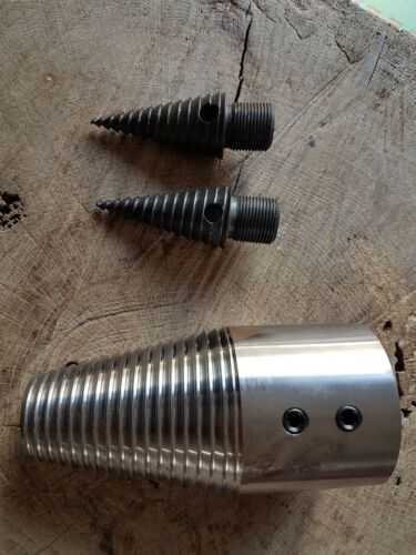 Screw Type Log Splitter  100 mm,48 mm hole . Two tips