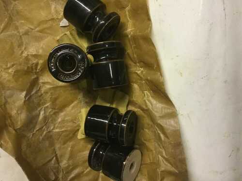 Porcelain insulators. Unused carton of 100 . For aerials, cables, elec fences