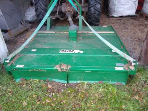 Tractor 3 poin linkage Major 6ft Topper Mower slasher 4 years old VGC