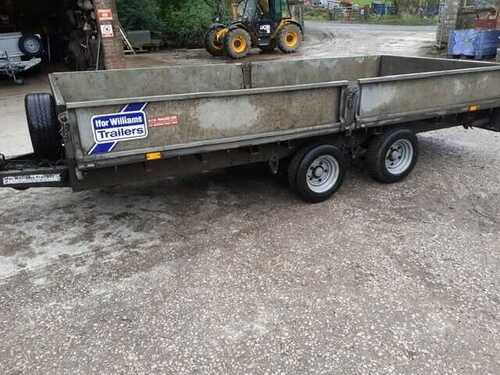 IFOR WILLIAMS LM146 FLAT BED TRAILER C2684