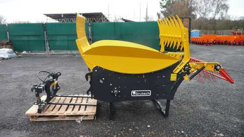 Bale unroller / straw bedder 2in1,three side connection for any loader,GTH-SIRH3