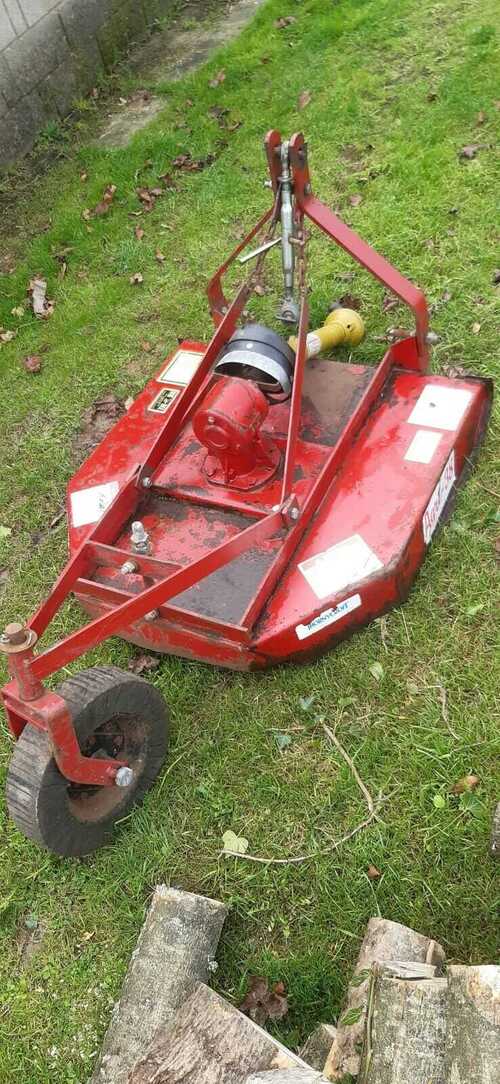 3ft Big Bee compact tractor topper mower in very good condition 500 ono