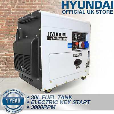 Diesel Generator Multi-Phase Standby 6kW 7.5 kVA 3-Phase/Single and Service Kits