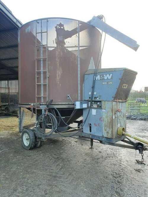 MandW 12 ton Mobile Grain Dryer Drier Like Opico GT LPG Gas PTO Drive 2500 + VAT