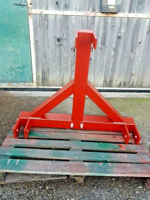 Heavy Tractor 3 Point Linkage Loader Mount Towing Trailer Ball Pin Hitch CAT 3