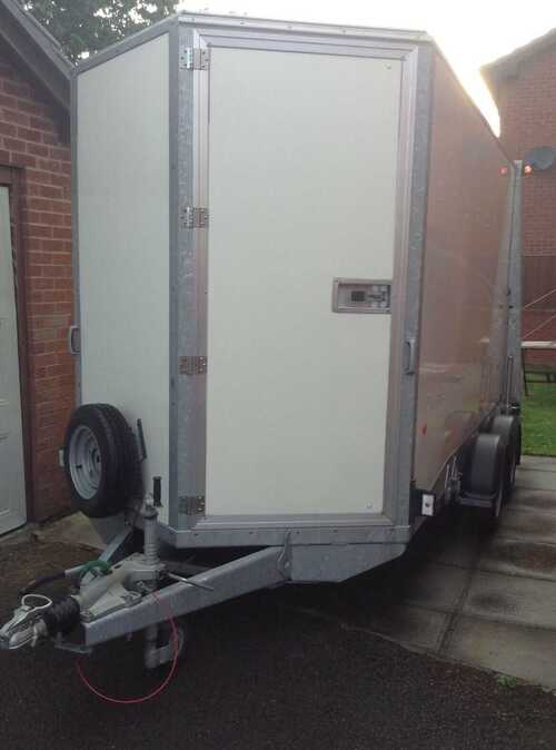 Ifor Williams BV126 Twin Axle Box trailer