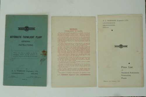 MORRISON AUTOMATIC FARM LIGHT BOOK