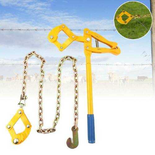 800kg Strong Chain Strainer Cattle Steel Wire Fence Pull Stretcher Tensioner UK