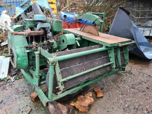 Diesel Log Saw Bench