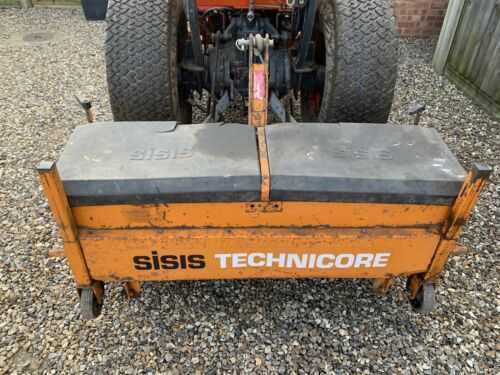 Sisis Technicore Compact Tractor Mounted Aerator Tiner Spiker Roller