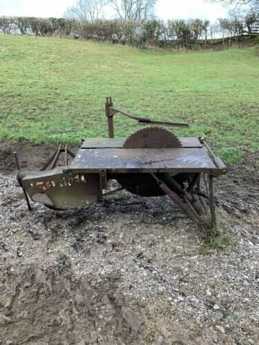 McConnell PTO Saw Bench, Tractor Mounted, Processor, Vintage, Farm, Firewood,