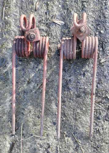 Pair Of Spring Tines. Harrow/Tedder/Turner/Rake/Bob. Complete With Mounts/Bolts.