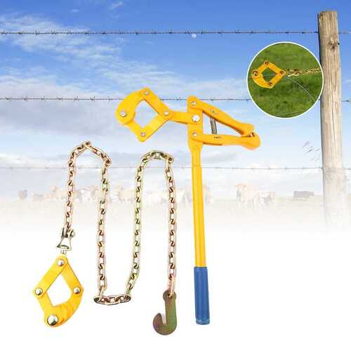 Heavy Duty Chain Strainer Monkey Cattle Wire Fence Tensioner Pull Stretcher UK