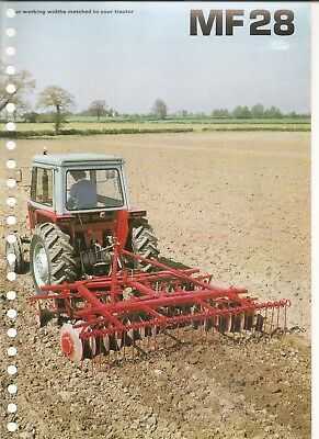 FERGUSON DISC HARROW BROCHURE  ................................ ORIGINAL LEAFLET