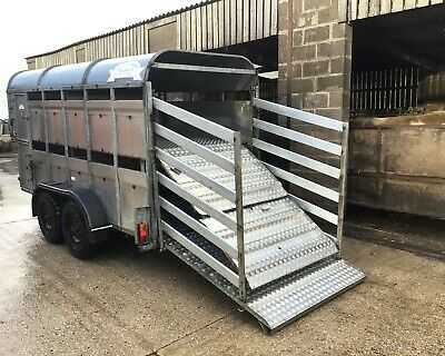 Graham Edwards 12' x 5' Livestock Trailer With Decks Brakes and Lights GWT 3000kg