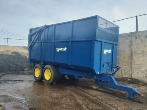 West 10 tone silage trailer No VAT