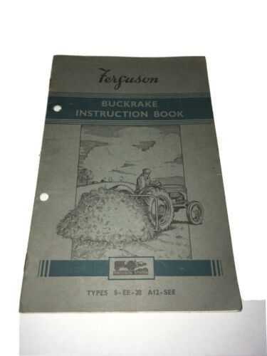 FERGIE BUCKRAKE INSTRUCTION BOOK