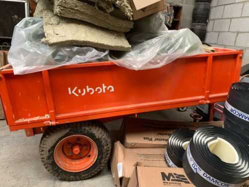 Kubota 1.25 Tonne Tipping Trailer For Compact Tractor