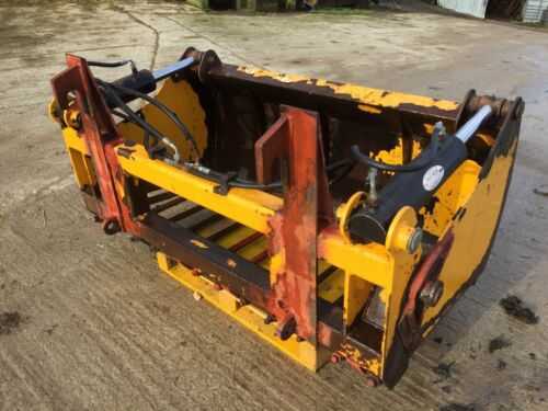 TWOSE 5FT 10 (170CM) SHEAR GRAB ON JCB Q FIT BRACKETS TRACTOR MUCK07870221480