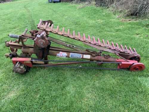 Vintage Teagle Golden Bullet Finger Bar Hedge Cutter, 3 Pt Linkage Hedge Trimmer