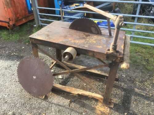 Vintage Belt Drive Saw Bench - Shed Find