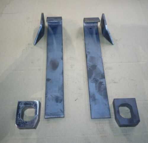 A Kit of Parts for a Set/Pair of Avant Loader or Handler Weld On Brackets.