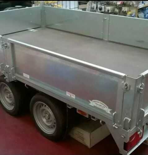 Grayham Edward's Trailer flat bed with sides twin axle