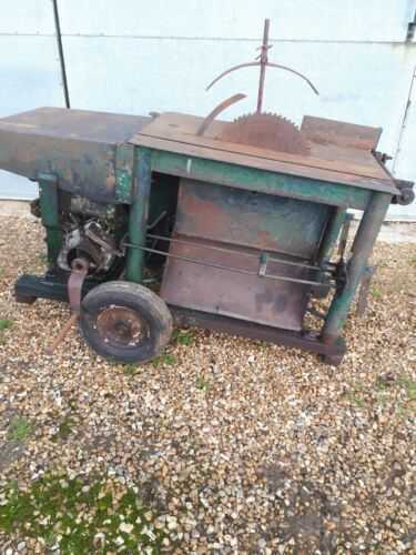 Garbo Lister Diesel Saw Bench.