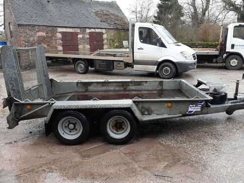 IFOR WILLIAMS GH1054BT PLANT TRAILER WITH SPARE WHEEL C2720