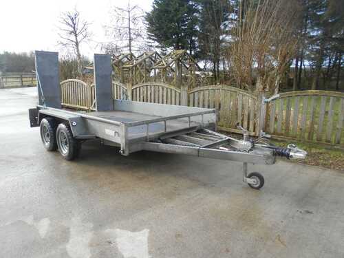 M and E Plant Trailer, Mini Digger Trailer, Car Trailer and Ramps. MandE 10' Trailer