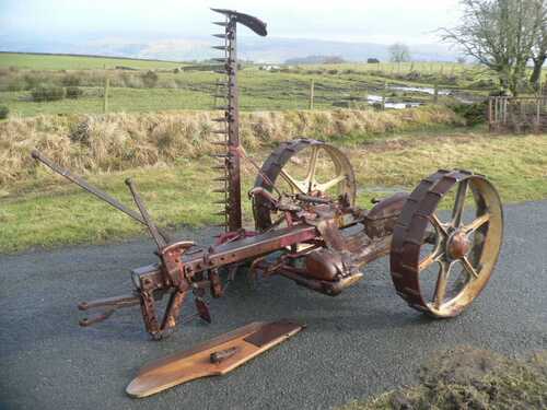 Bamfords Finger Bar Mower Trailer Finger Bar Mower Vintage Mower Vintage Tractor