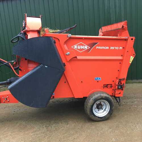 2011 KUHN PRIMOR 3570 M - 2 BALE - STRAW CHOPPER BEDDER SHREDDER FEEDER