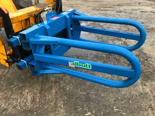 Albutt square/round silage bale handler JCB brackets