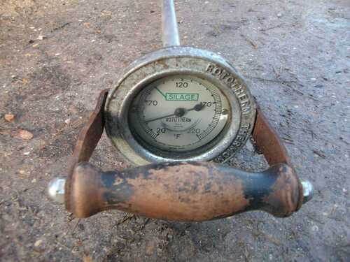 vintage/antique silage temperature probe