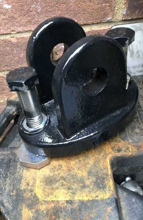 New Holland front weights, towing eye