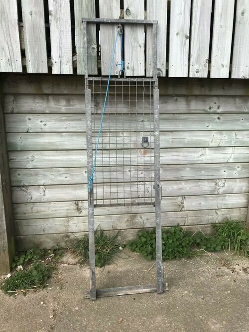 Excellent Condition Galvanised Guillotine Gate for Sheep or Goats