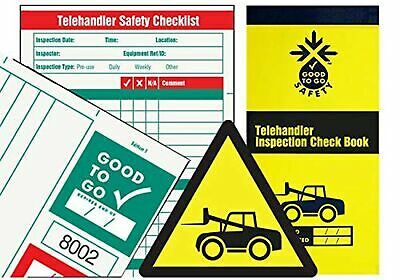 Good To Go Safety Telehandler Check Book - 25 inspections