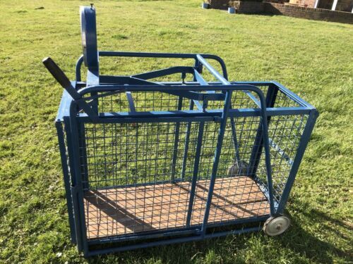 Pig Sheep Lamb Goat Weigher Scales Crate Gascoigne Gusk And Dent Ritchie