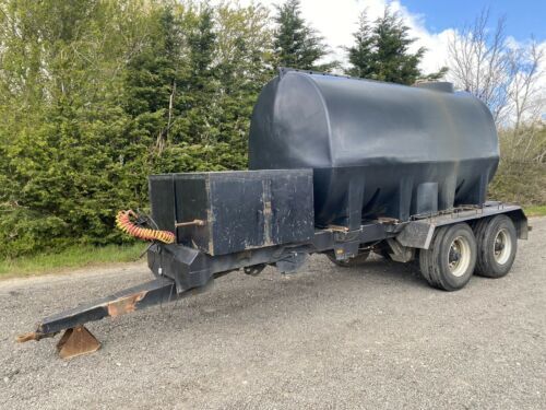 Gull 13000 Litre Water Bowser Tanker For Tractor High Speed Chassis PLUS VAT