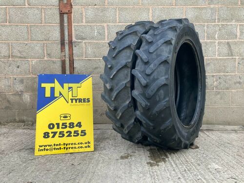 PAIR OF 12.4R32 CONTINENTAL CONTRACT AC90 139B TRACTOR TYRES