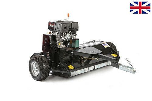 ATV -Black tools Flail Mower AT-120 With 15HP Loncin Petrol Engine, key start