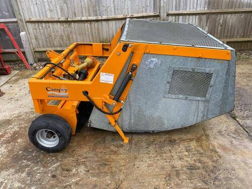 Sisis Litamina HT Brush sweeper c/w high tip collector to fit a compact tractor