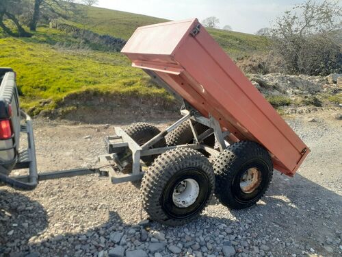 Apache AGG1600 electric tipping trailer quad bike mule buggy compact tractor