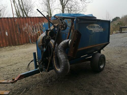 Terra vac poo picker paddock hoover horse paddock. Grass collector