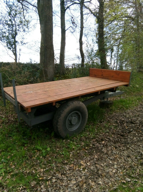 refurbished small tractor trailer